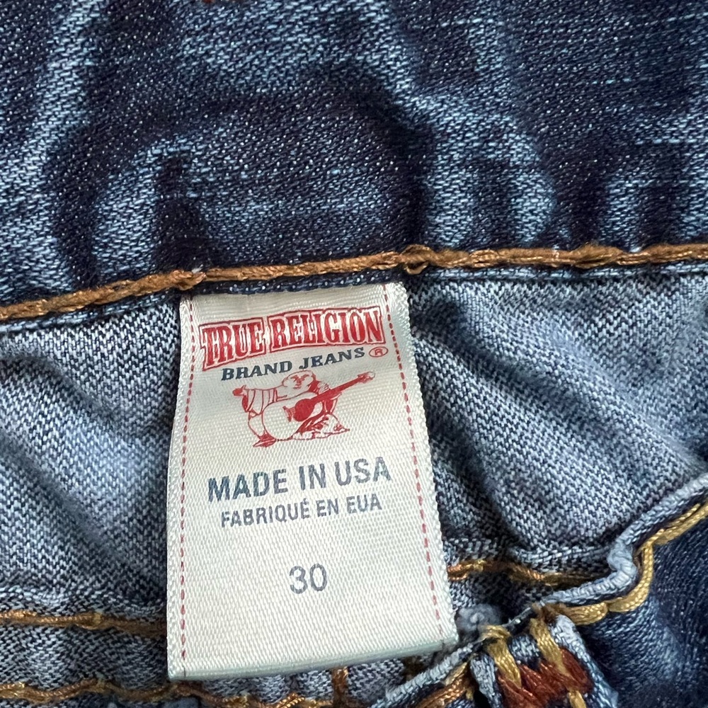 True Religion Billy Super T Jeans Dark Wash size 30 - Picture 8 of 16